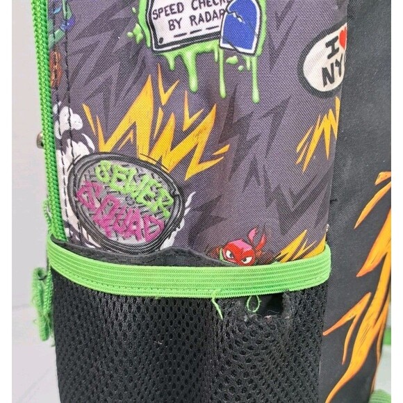 Teenage Mutant Ninja Turtles 17" Backpack Bookbag TMNT Kids School Bag Laptop - Picture 5 of 8